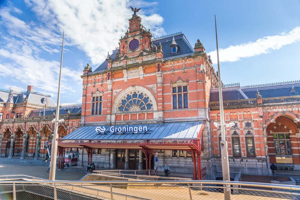 Central station in Groningen
