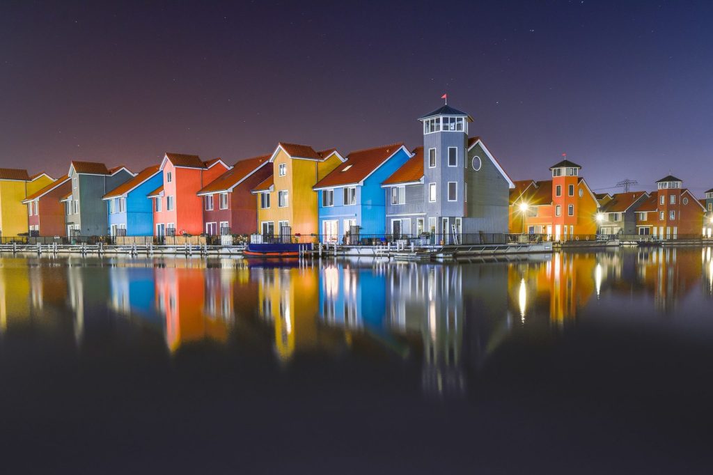 Houses in Groningen, The Netherlands
