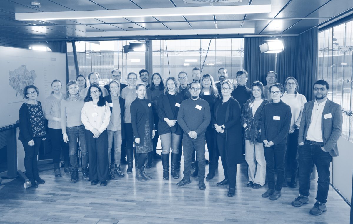 Group photo of the members who attended the kick-off meeting of the Mapineq project