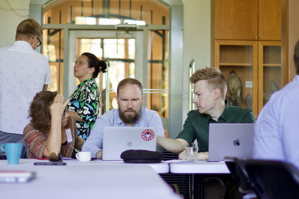 Participants in Mapineq summer meeting in Seili